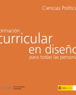 Portada Formación curricular en diseño para todas las personas en Ciencias Políticas