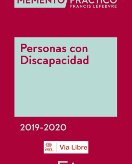 Portada Memento Práctico Personas con Discapacidad 2019-2020