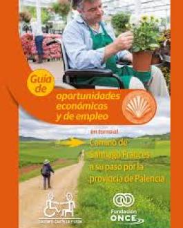 Portada Guía de oportunidades económicas y de empleo en torno al Camino de Santiago francés a su paso por la provincia de Palencia