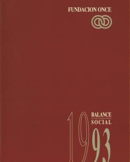 Portada Memoria de Fundacion ONCE (1993)