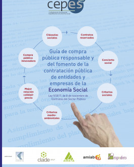 Portada Guía de compra pública responsable y del fomento de la contratación pública de entidades y empresas de la economía social