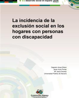 Portada La incidencia de la exclusión social en los hogares con personas con discapacidad