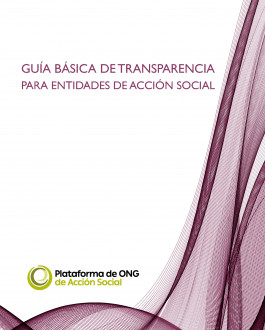 Portada Guía básica de transparencia para entidades de acción social