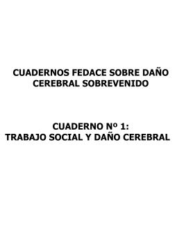 Portada Trabajo social y daño cerebral adquirido