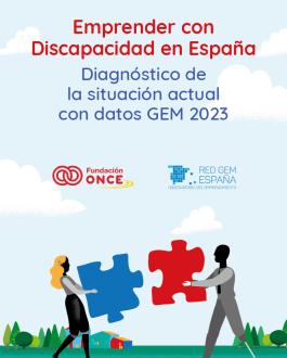 Portada Emprender con discapacidad en España. Diagnóstico de la situación actual con datos GEM 2023
