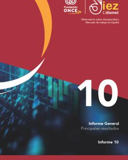 Portada Observatorio sobre discapacidad y mercado de trabajo en España. Informe 10