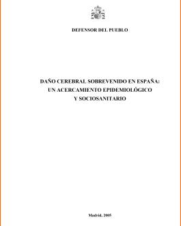 Portada Daño cerebral sobrevenido en España: un acercamiento epidemiológico y sociosanitario