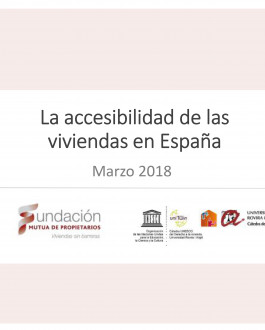 Portada La accesibilidad de las viviendas en España Marzo 2018