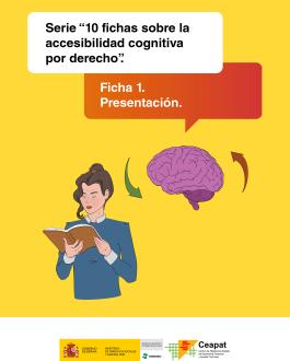 Portada 10 fichas sobre la accesibilidad cognitiva por derecho