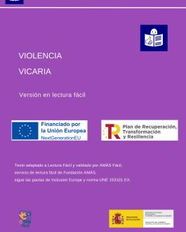 Cubierta Violencia Vicaria. Versión en lectura fácil