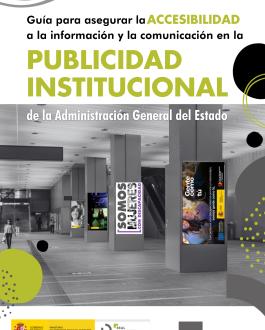 Portada Guía para asegurar la accesibilidad a la información y la comunicación en la publicidad institucional