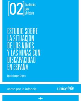 Cubierta Estudio sobre la situación de los niños y las niñas con discapacidad en España
