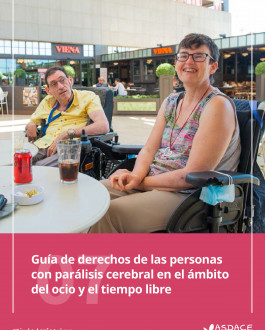 Portada Guía de derechos de las personas con parálisis cerebral en el ámbito del ocio y el tiempo libre