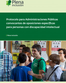 Portada Protocolo para Administraciones Públicas convocantes de oposiciones específicas para personas con discapacidad intelectual