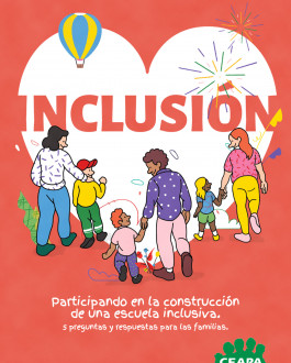 Portada Participando en la construcción de una escuela inclusiva. 5 preguntas y respuestas para las familias