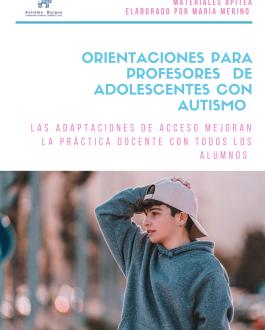 Portada Orientaciones para profesores de adolescentes con autismo