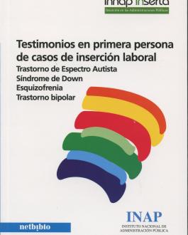 Portada del Libro Testimonios en primera persona de casos de inserción laboral trastorno de espectro autista