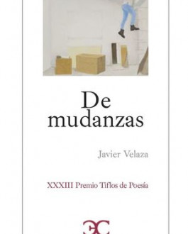 Portada De mudanzas (XXXIII Premio Tiflos de Poesía)
