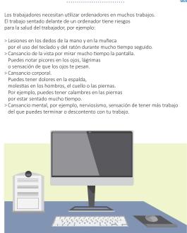 Plataformas de trabajo en carretillas. Fácil Lectura