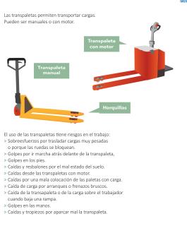 Transpaletas. Lectura Fácil