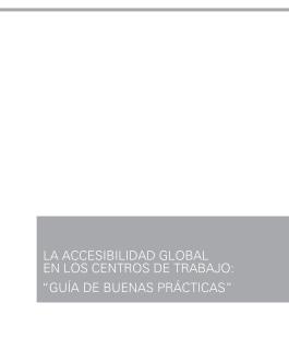 Portada La presente guía de recomendaciones técnicas recoge las condiciones que deben tenerse en cuenta en los entornos de trabajo para facilitar su uso de la forma más autónoma, segura y confortable posible a todos los trabajadores y visitantes, con especial atención a las personas con discapacidad.