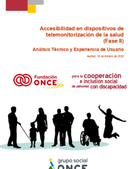 Portada Accesibilidad en dispositivos de telemonitorización de la salud (Fase II)