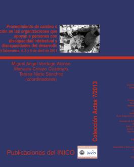 Portada Procedimiento de cambio e innovación en las organizaciones que apoyan a personas con discapacidad intelectual y discapacidades del desarrollo