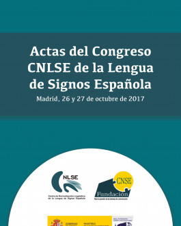Portada Actas del Congreso CNLSE de la Lengua de Signos Española
