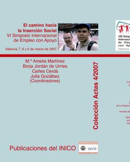 Portada El camino hacia la inserción social
