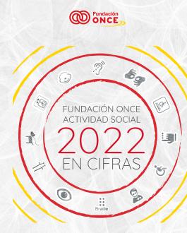 Portada Actividad social Fundación ONCE en cifras (2022)