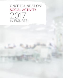 Portada ONCE Foundation Social Activity 2017 in figures