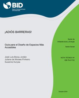 Portada ¡Adiós barreras!: Guía para el diseño de espacios más accesibles