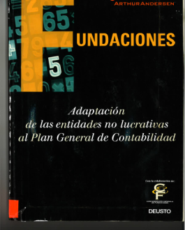 Portada Adaptación de las entidades no lucrativas al plan general de contabilidad