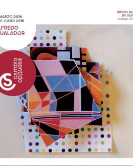 Portada Folleto Exposición Sala Cambio de Sentido. Alfredo Igualador