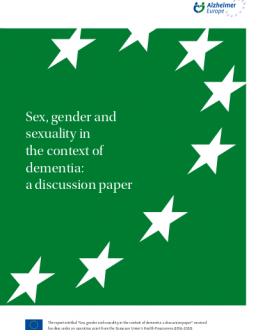 Cubierta Sexo, género y sexualidad en el contexto de la demencia: un documento de debate
