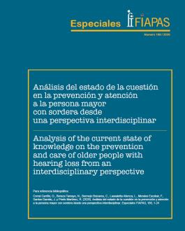 Portada Análisis del estado de la cuestión en la prevención y atención a la persona mayor con sordera desde una perspectiva interdisciplinar