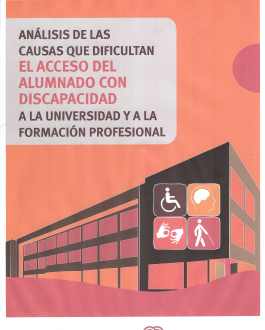 Portada del DVD Análisis de las causas que dificultan el acceso del alumnado con discapacidad a la universidad y a la formación profesional