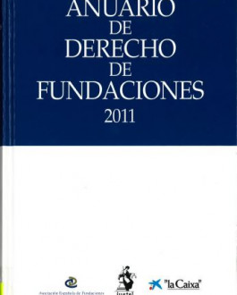 Portada Anuario de derecho de fundaciones (2011)