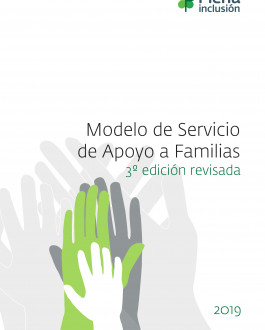 Portada Modelo de servicio de apoyo a familias