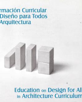 Cubierta Formación curricular de diseño para todos en arquitectura