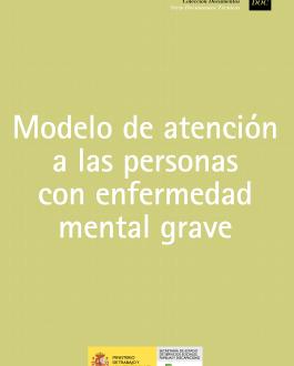 Portada Modelo de atención a las personas con enfermedad mental grave