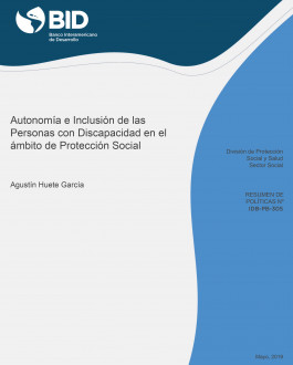 Autonomía e Inclusión de las personas con discapacidad en el ámbito de protección social