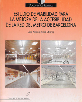 Portada Estudio de viabilidad para la mejora de la accesibilidad de la red del metro de Barcelona