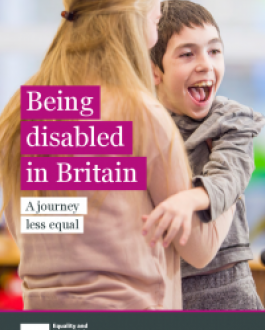 Portada del Libro Being disabled in Britain. A journey less equal
