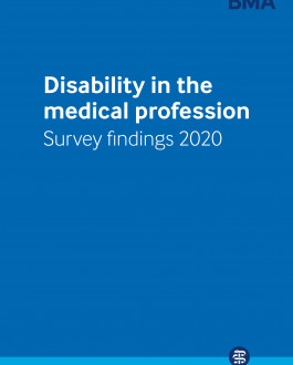 Disability in the  medical profession Survey findings 2020