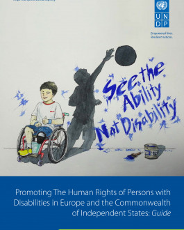 Portada Guía Promoting The Human Rights of Persons with Disabilities in Europe and the Commonwealth of Independent States