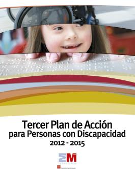 Portada Tercer plan de acción para personas con discapacidad 2012 - 2015
