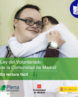 Portada Ley del Voluntariado de la Comunidad de Madrid en lectura fácil