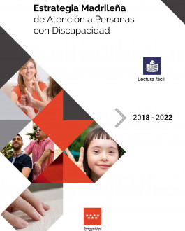 Portada Estrategia Madrileña de Atención a Personas con Discapacidad 2018-2022. Lectura fácil