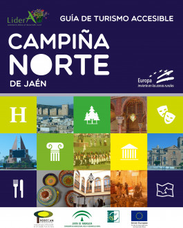 Portada del Libro Guía de turismo accesible campiña norte de Jaén